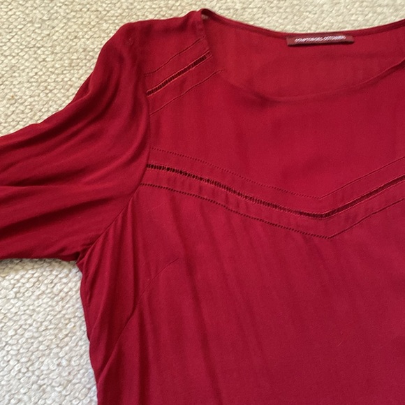 Comptoir des Cotonniers Dark Red Blouse - Picture 9 of 9